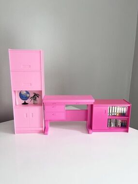 Vintage Barbie Travel Agent Desk set